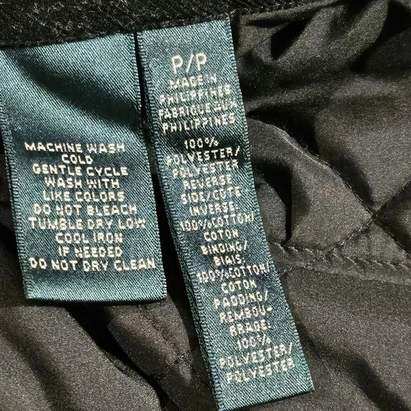 Ralph Lauren Reversible Vest Logo/Pattern Quilted Wmns Sz PP (XSP/2PP) - Picture 10 of 11